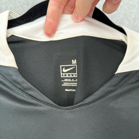 Nike Womens US Team Game Soccer Jersey Size M Black White Short Sleeve Plain NWD - Picture 9 of 15